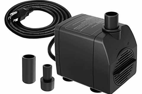 Knifel Submersible Pump 200GPH Ultra Quiet with Dry Burning Protection 5.2ft High Lift for..
