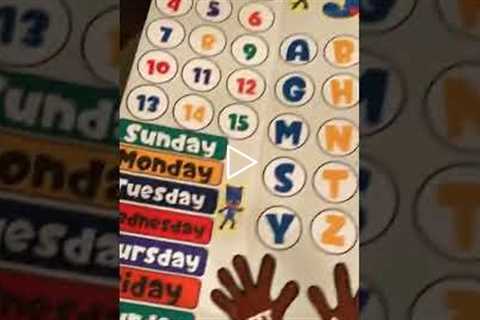 HOW TO MAKE LEARNING BOARDS FOR KINDERGARTEN