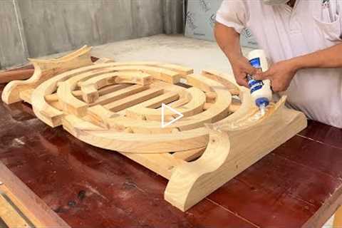 Extremely Hard Woodworking Techniques You've Never Seen // Perfectly Curved Furniture