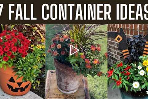 7 Fall Container Ideas 🍁🍂 || Container Gardening || Fall Planter Ideas || Fall Garden || Zone 8