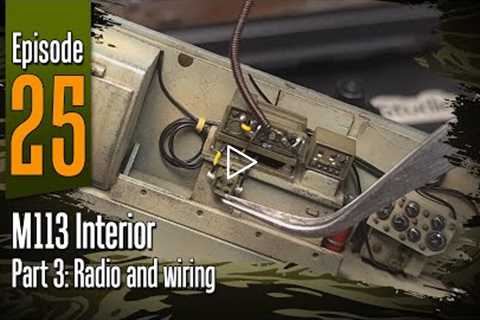 Off the Sprue | M113 Interior: Radio and wiring