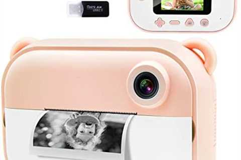 Joytrip Kids Instant Print Camera, Kids Camera with 2.4” HD Large Screen LCD, Zero Ink Digital..