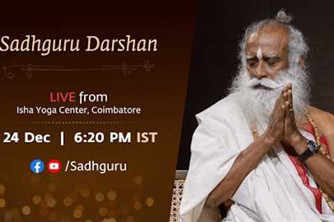 Sadhguru Darshan on Christmas Eve | Live from Isha Yoga Center, Coimbatore