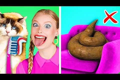 Viral Pet Sneaking Hacks TESTED! Pet Gadgets, DIY Ideas & Funny Moments by Kaboom  GO!