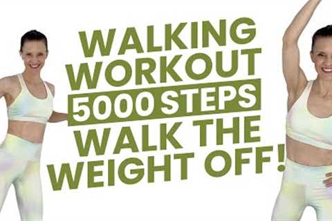 Indoor Walking Workout | 5000 Steps | Walk the weight off! (Pregnancy & Postpartum Safe)
