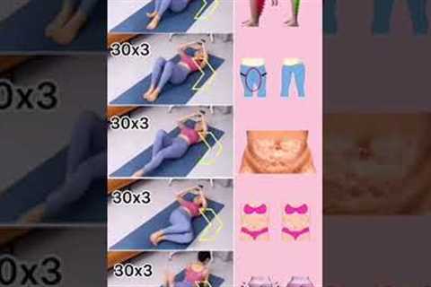 bed exercises to lose weight || workout in bed bed workout #shorts