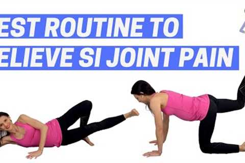 SI Joint Pain Pregnancy Exercises (follow-along for SI joint pain relief)