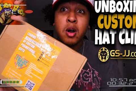 UNBOXING MY NEW CUSTOM HAT CLIPS & HOW TO MAKE PERSONALIZED LAPEL PINS! | GSJJ SPONSOR