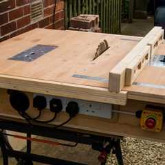 Homemade table saw with built in router and inverted jigsaw 3 in 1 - Woodworking Learn