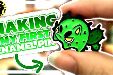 Designing My FIRST Enamel Pin?? | GS-JJ Enamel Pin Review and Unboxing
