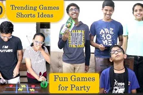 10 Funny Games Shorts Ideas | Indoor Games | Party Games | Games for Kids and Family Party (2023)