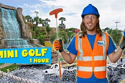 Mini Golf Putt Putt with Handyman Hal | Tools for Kids | Handyman Hal Fun Videos for Kids