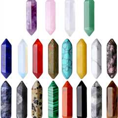 20PCS Healing Crystals Wand Stones Sets Natural Amethyst Review