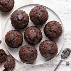 Blender Chocolate Protein Muffins
