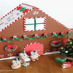 Make a Cardboard Gingerbread Dollhouse
