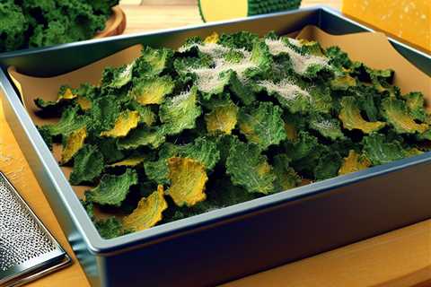 Oven-Dried Parmesan Kale Chips: A Long-Lasting Snack