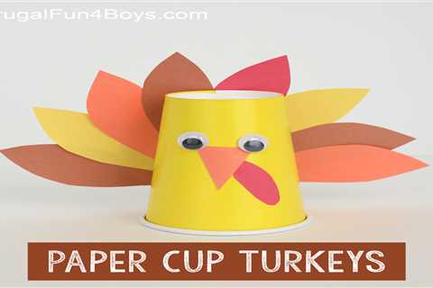 Paper Cup Turkey Craft