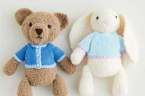 Bear And Bunny Easter Knitting Pattern