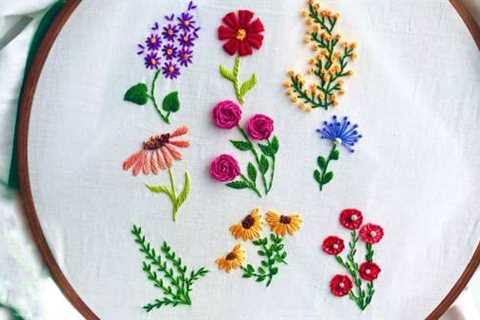 Hand Embroidery: 9 Amazing Embroidery Stitches For Beginners