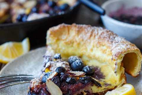 Dutch Baby with Blueberries