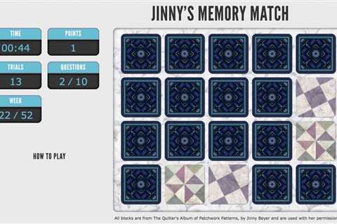 Jinny's Memory Match: 07/26/23