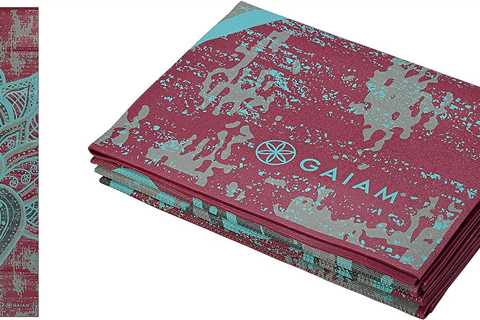 Gaiam Yoga Mat Review: Travel-Friendly and Foldable!