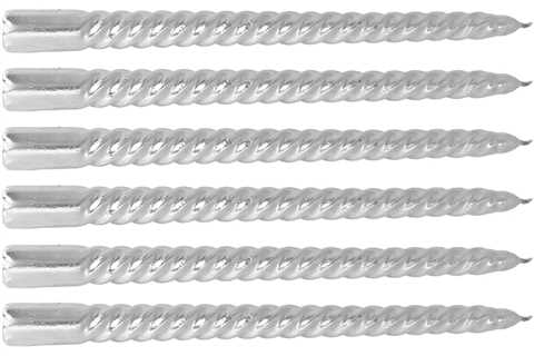 Smokeless Metallic Twisted Candlestick - Soy Wax Taper Candle for Parties & Weddings